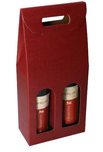 Luxe Wijndozen Vigo Bordeaux voor 2 fles 18x9x38.5cm 30stuks