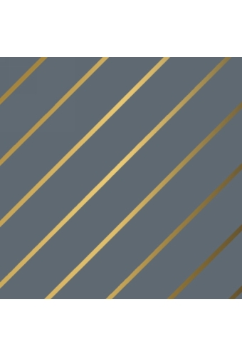 Strepen Grijs Goud 30cm x 200meter