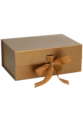 Luxueuze Magneetdozen Diamond & Satijn Koper 22x16x9.5cm 7stuks