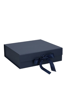Luxueuze Magneetdozen Diamond & Satijn Navy Mat 28.5x29x8.7cm 12stuks