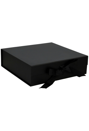 Luxueuze Magneetdozen Diamond & Satijn Zwart Mat 28.5x29x8.7cm 12stuks