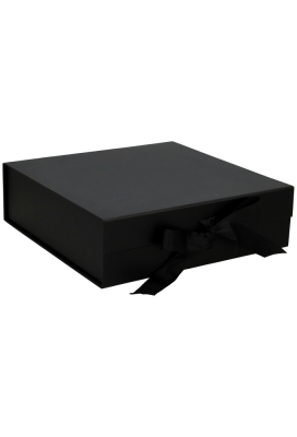 Luxueuze Magneetdozen Diamond & Satijn Zwart Mat 28.5x29x8.7cm 12stuks