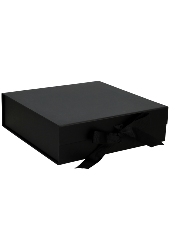Luxueuze Magneetdozen Diamond & Satijn Zwart Mat 28.5x29x8.7cm 12stuks