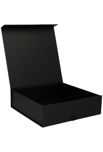 Luxueuze Magneetdozen Diamond & Satijn Zwart Mat 28.5x29x8.7cm 12stuks