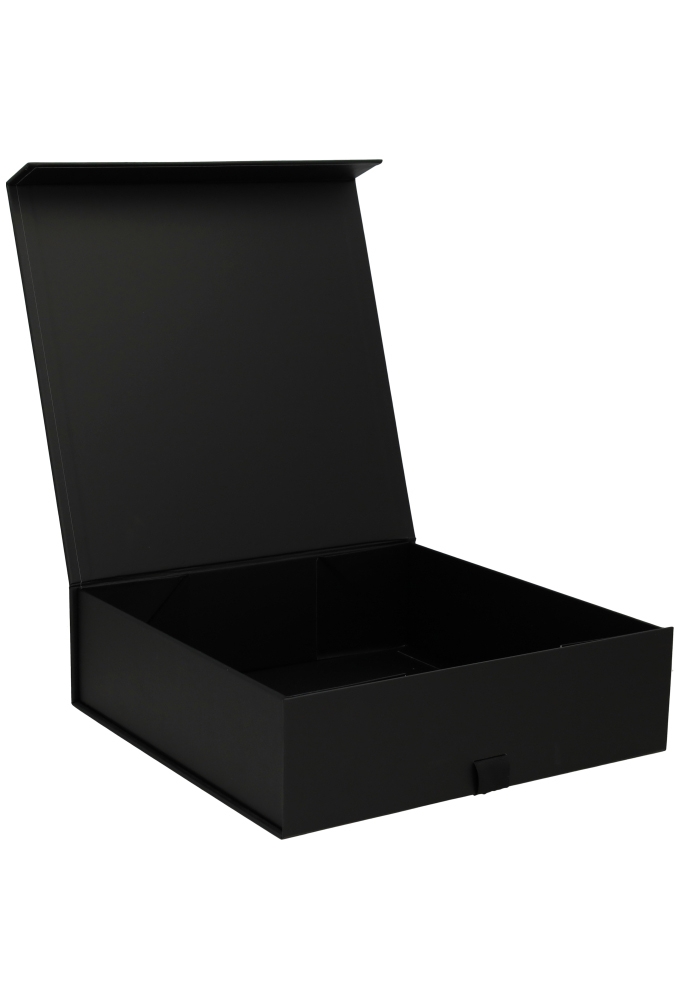 Luxueuze Magneetdozen Diamond & Satijn Zwart Mat 28.5x29x8.7cm 12stuks