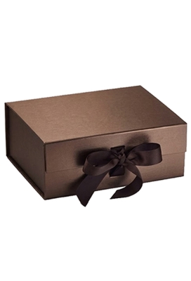 Luxueuze Magneetdozen Diamond & Satijn Brons 22x16x9.5cm 12stuks