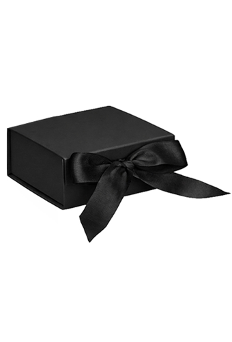 Luxueuze Magneetdozen Diamond & Satijn Zwart Mat 9.5x11x4.5cm 12stuks