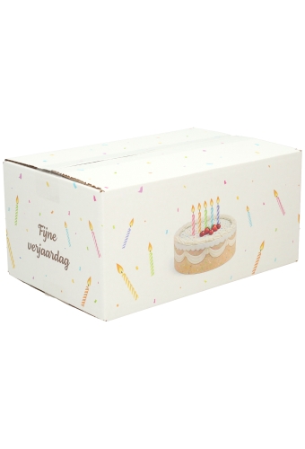 Geschenkdozen Gefeliciteerd 31x20x14cm 30stuks