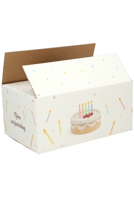 Geschenkdozen Gefeliciteerd 31x20x14cm 30stuks