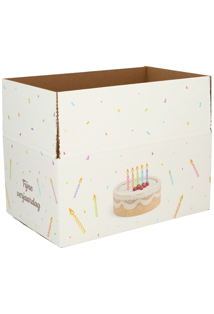 Geschenkdozen Gefeliciteerd 31x20x14cm 30stuks