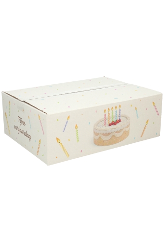 Geschenkdozen Gefeliciteerd 39x29x13cm 15stuks