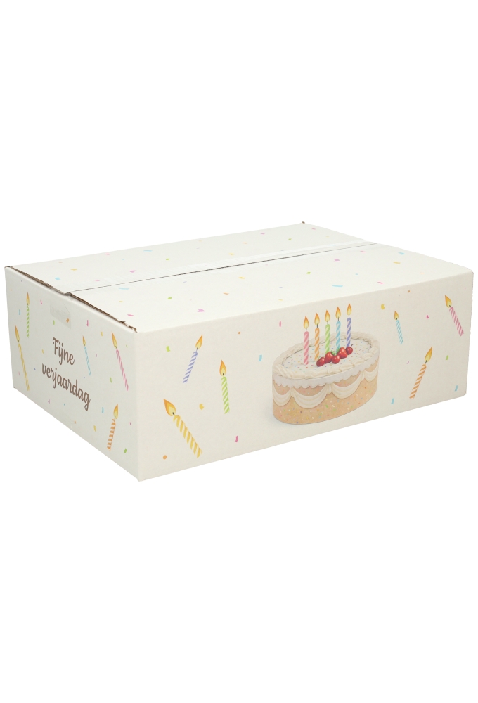 Geschenkdozen Gefeliciteerd 39x29x13cm 15stuks