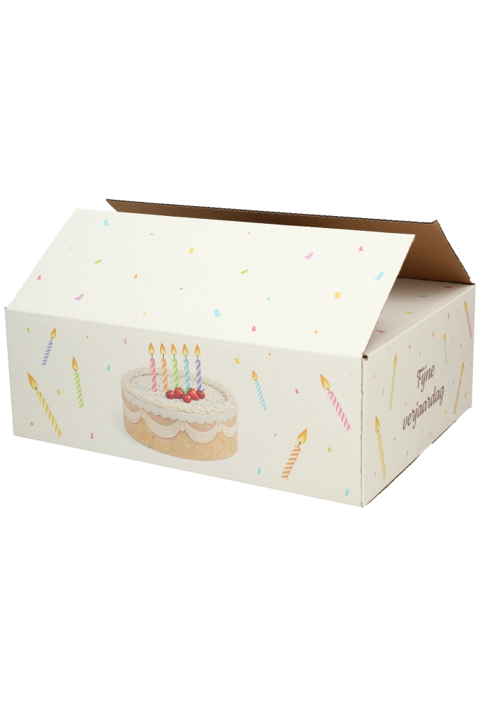 Geschenkdozen Gefeliciteerd 39x29x13cm 15stuks