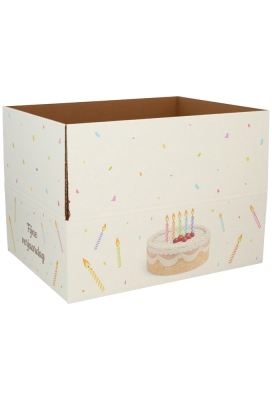 Geschenkdozen Gefeliciteerd 39x29x13cm 15stuks