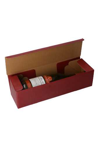 Luxe Wijndozen Ferro Bordeaux voor 1 fles 34x9x9cm 100stuks