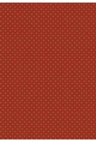 Kerstpapier little dots brick goud 70cm x 200meter