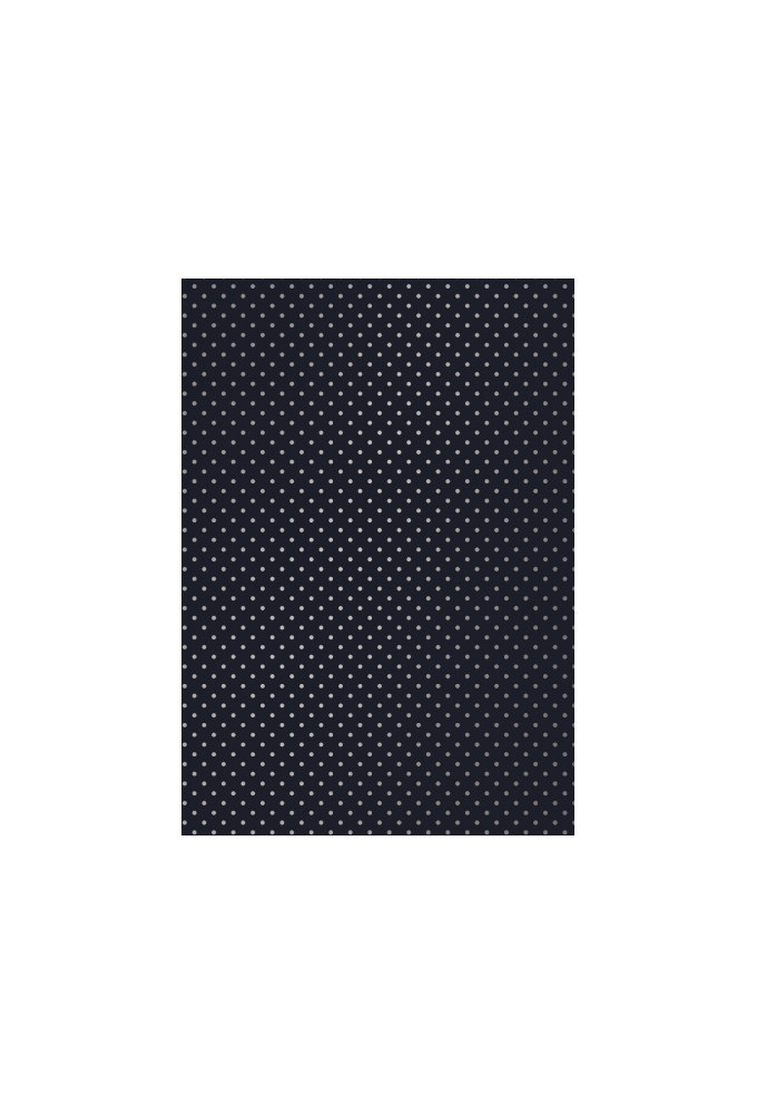 Kerstpapier Little Dots Blauw & Zilver 70 cm x  200meter