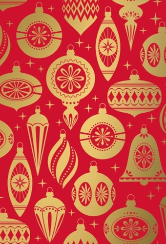 Kerstpapier xmas deco 30cm x 200meter