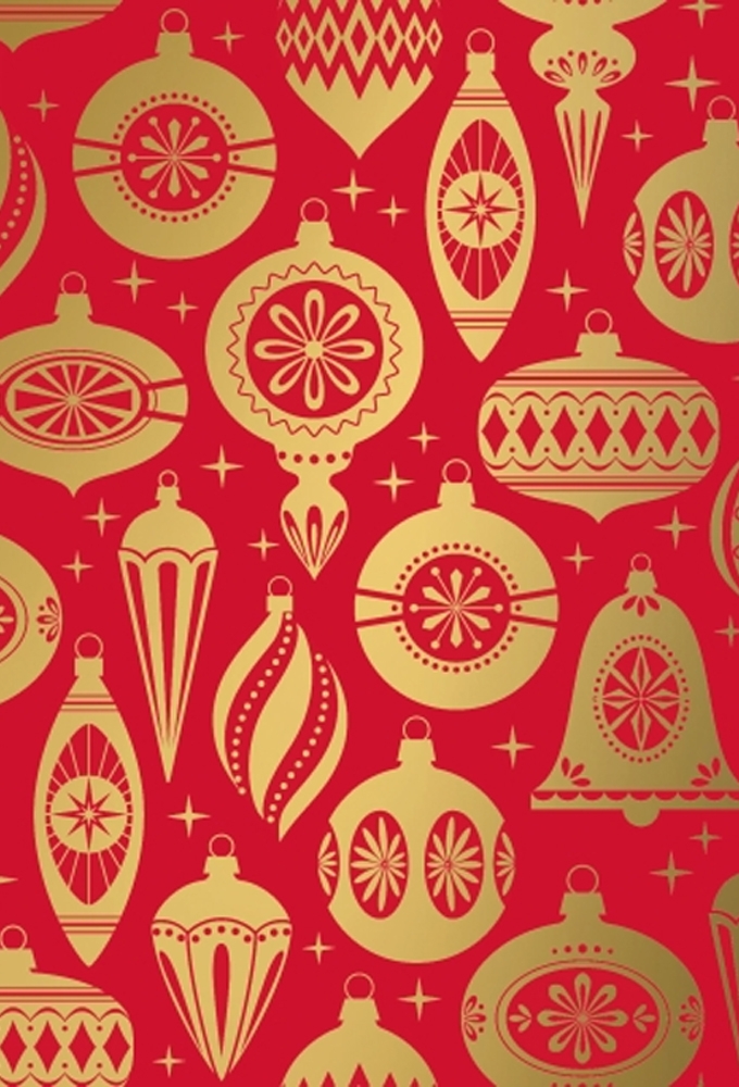 Kerstpapier xmas deco 30cm x 200meter