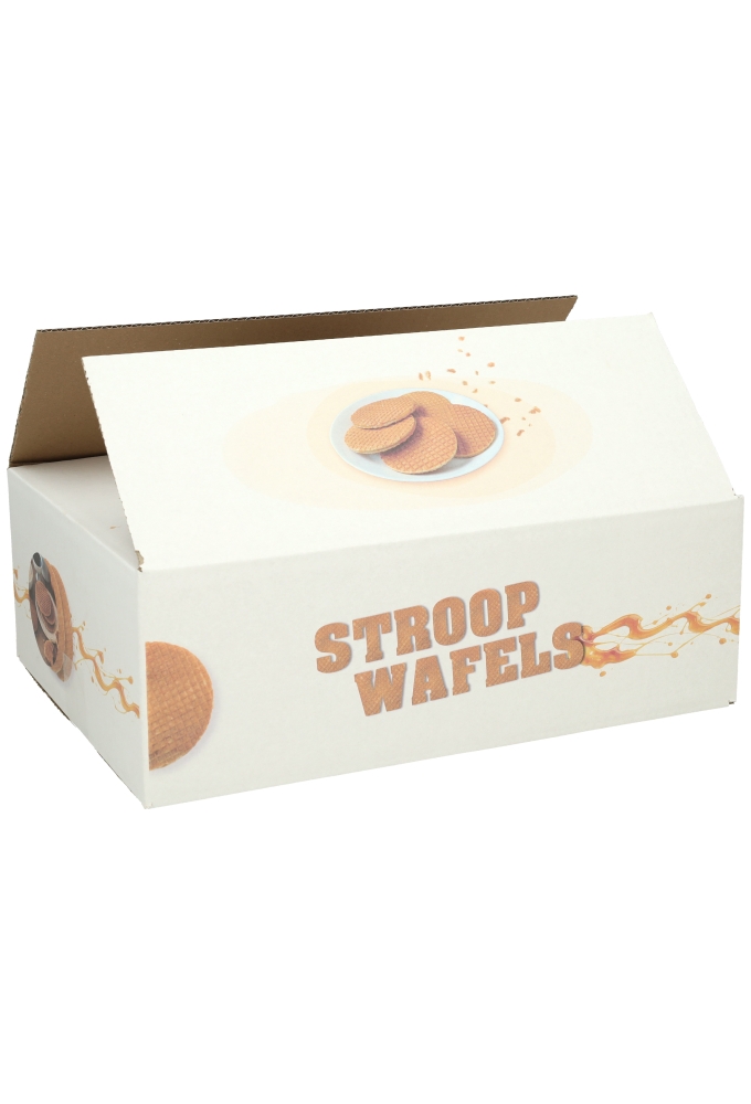 Geschenkdozen Stroopwafel 39x29x13cm 15stuks