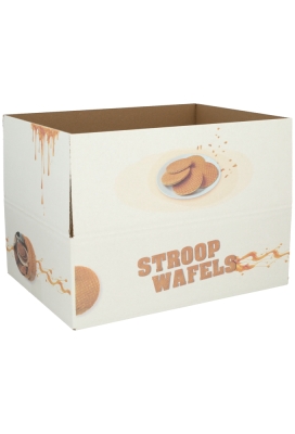 Geschenkdozen Stroopwafel 39x29x13cm 15stuks