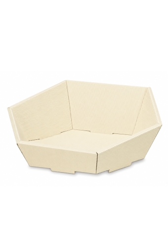 Geschenkdoos Korf Modern Creme Klein 29x27x6-10.5cm 25stuks