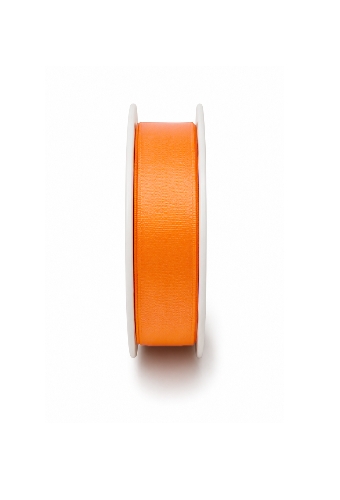 Luxe Taft Cadeaulint Met IJzerdraad Oranje 23mm x 20meter