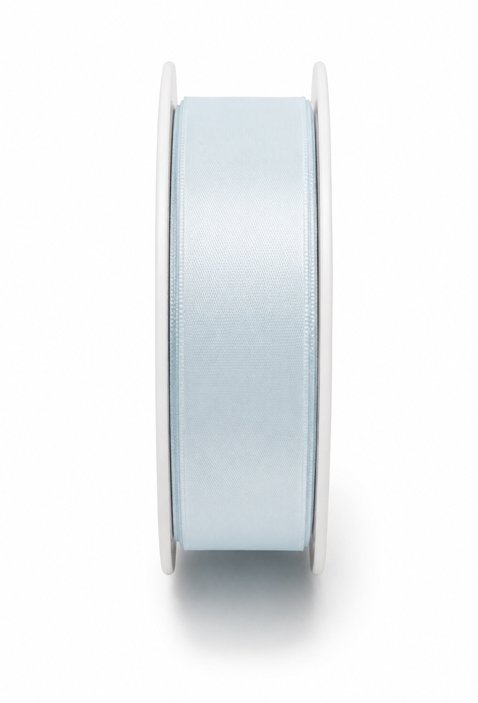 Luxe Taft Cadeaulint Met IJzerdraad Licht Blauw 23mm x 20meter