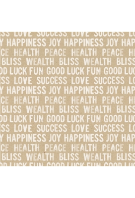 Kerstpapier xmas letters eco Wit Recycled 30cm x 250meter