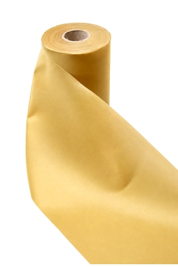 Geschenklint Breed Stof Labro Goud 20cm x 30meter