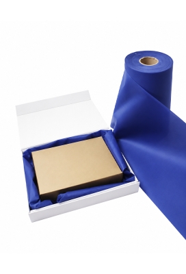 Opvul Stoflint Stof Labro Blauw 20cm x 30meter