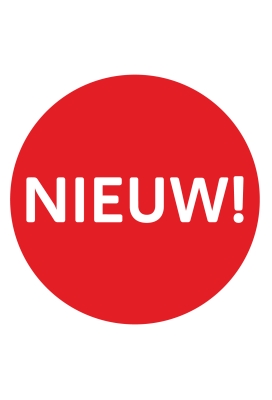 Etiketten Nieuw! Rood 2.5cm 500stuks