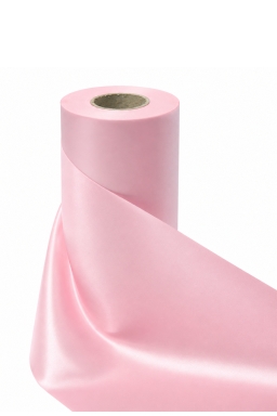 Geschenklint Breed Stof Labro Baby Roze 20cm x 30meter