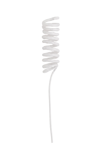 AKTIE Kado Decoratie Curls Pin Wit 2cm Met IJzerdraad 72stuks
