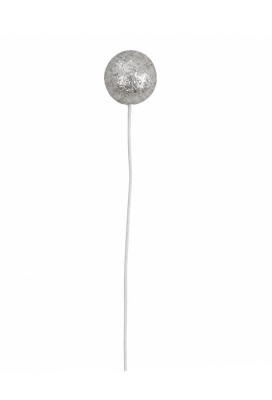 Kado Decoratie Balls Shiny Zilver Met IJzerdraad 72stuks