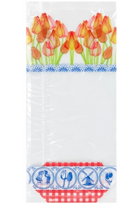 Cellofaan Zakjes Holland & Tulp 10x4x22cm 100stuks
