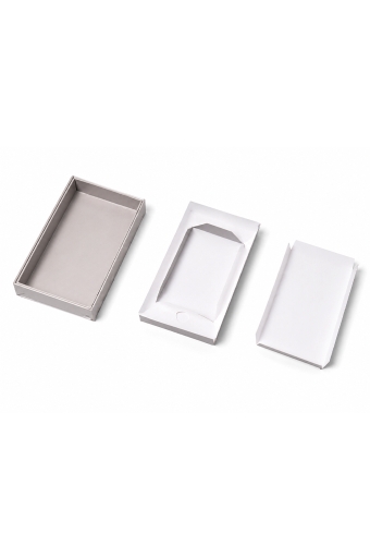 Luxe Magneetdozen & Inlay New York FSC® Taupe Mat 7x12x1.6cm 25st