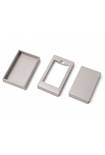 Luxe Magneetdozen & Inlay New York FSC® Taupe Mat 7x12x1.6cm 25st