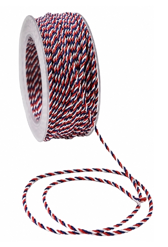 Lint Stof Touw Nederland Rood Wit Blauw 2mm x 50meter