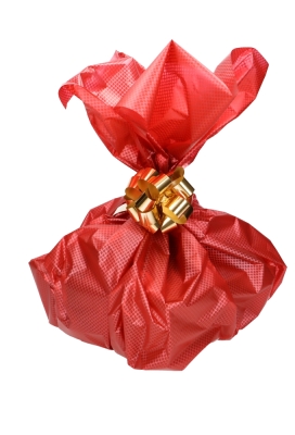 Cadeaufolie Red Frosted Mat Ruit 70cm x 50meter