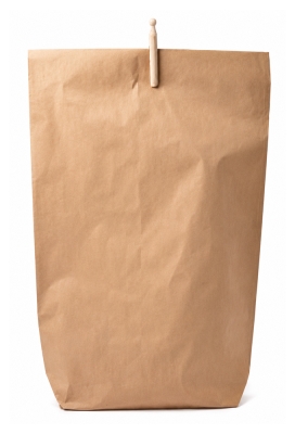 Kadozak XL Kraft Bruin BLANCO 40x10x68cm 25stuks