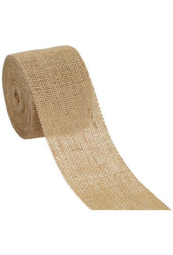 Geschenklint Jute Naturel Naturel 70mm x 8 meter