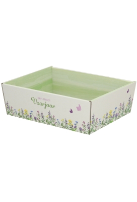 Geschenkdozen Korf Voorjaar Lente 23x17x8cm 10stuks