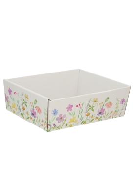 Geschenkdozen Korf Bloemen Perkje 23x17x8cm 10stuks
