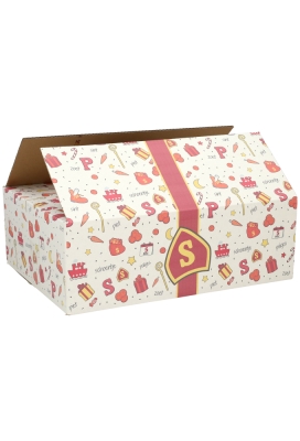 Geschenkdozen Sintprint 39x29x13cm 15stuks