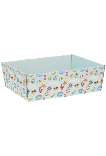Geschenkdozen Zomer Korf Summer 23x17x8cm 10stuks