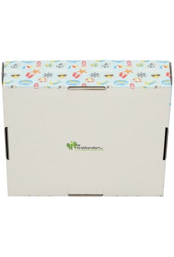 Geschenkdozen Zomer Korf Summer 23x17x8cm 10stuks