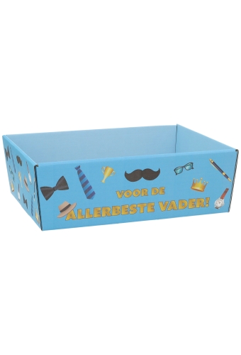 Geschenkdozen Korf Voor De Allerbeste Vader 23x17x8cm 10stuks