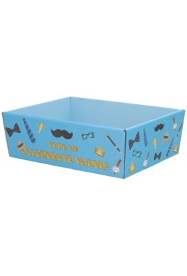 Geschenkdozen Korf Voor De Allerbeste Vader 23x17x8cm 10stuks
