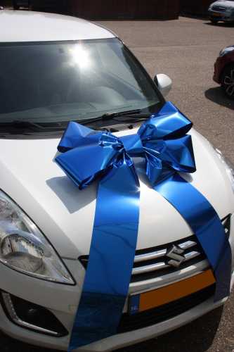 Magnum Autostrik Livorno Metallic Blauw Strik 70x50+60cm